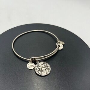 Alex and Ani Path of Life II Infinity Knot ‎ Dangle Charm Bangle Bracelet